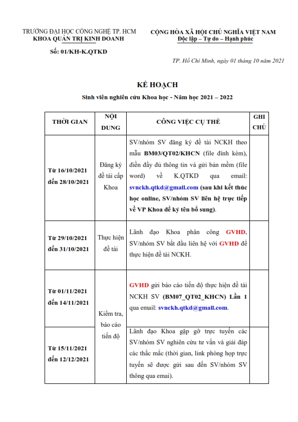 tb v v đăng ký và kế hoạch thực hiện đề tài nghiên cứu khoa học sinh